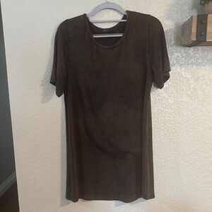 T Party Fashion Dark Brown Short Sleeve Tee